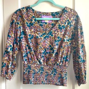 Anthropologie Maeve Floral Top
